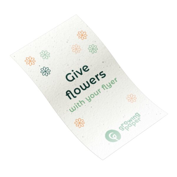 Custom seed paper flyers