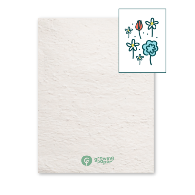 80 grams seed paper with flowermix seeds