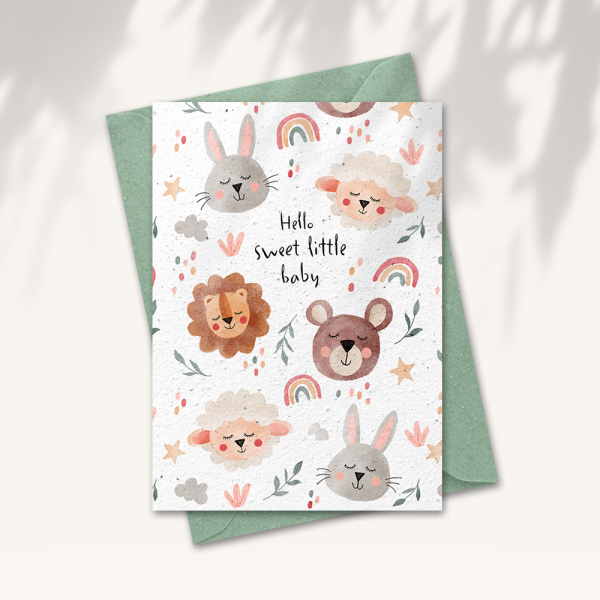 Baby card “Animals”