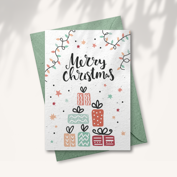 Kerstkaart “Kerstcadeautjes”