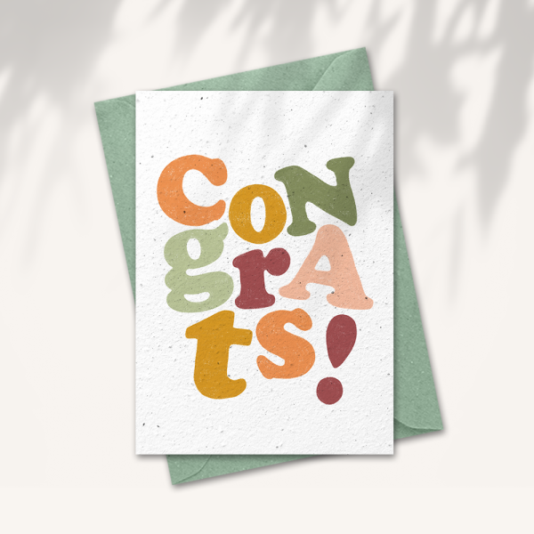Wenskaart “Congrats”