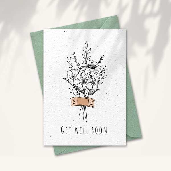 Postcard “Get well soon”