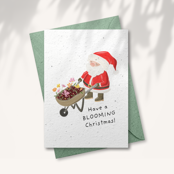 Kerstkaart “Kruiwagen”