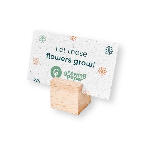Custom seed paper table cards