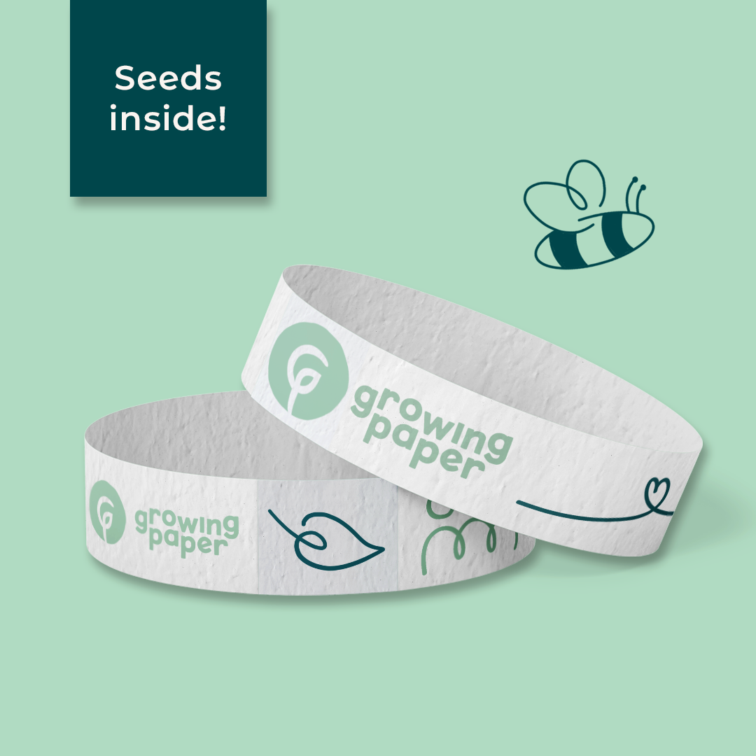 Groeipapier polsbandjes op maat