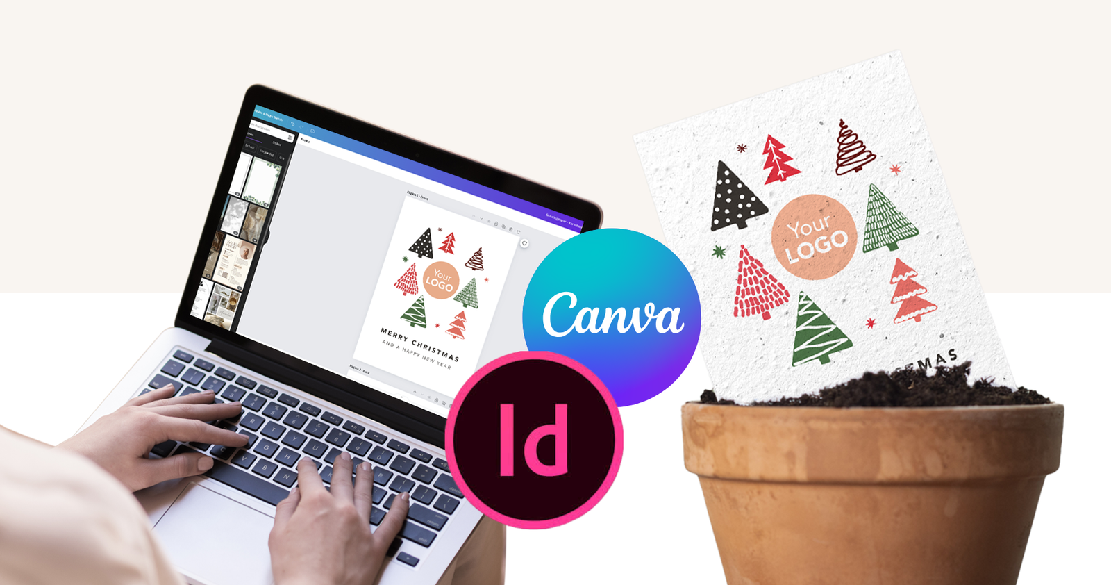 Customise our templates for growing paper cards to your liking