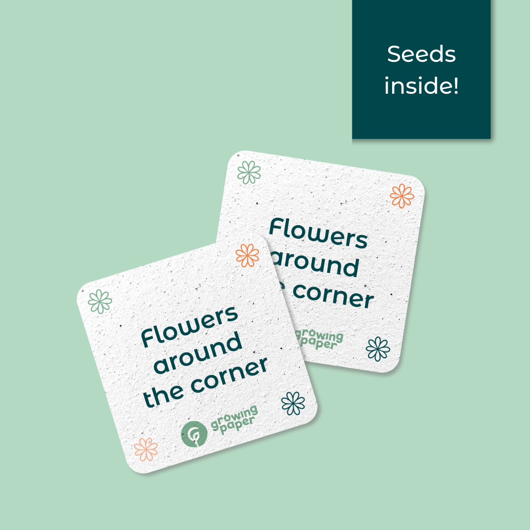 Custom seed paper event-tickets