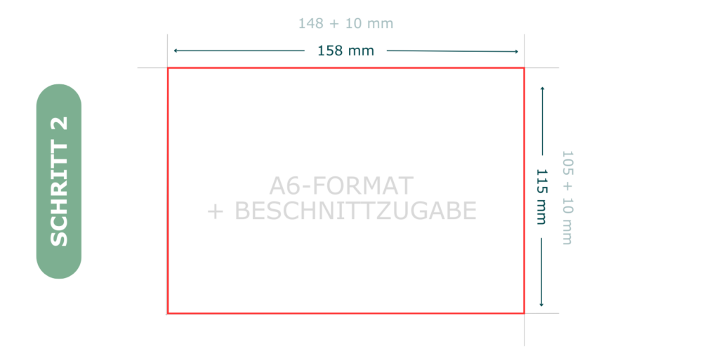 Beschnitt - Schritt 2
