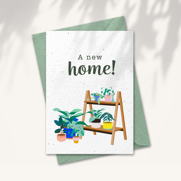 Postcard “New home”