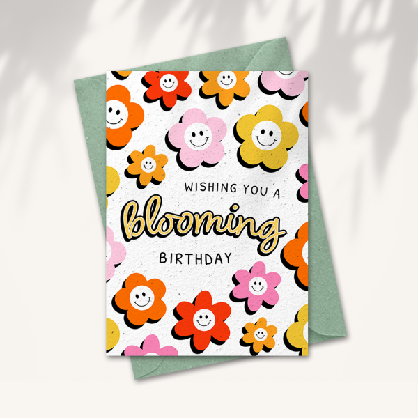 Birthday card “Blooming birthday”