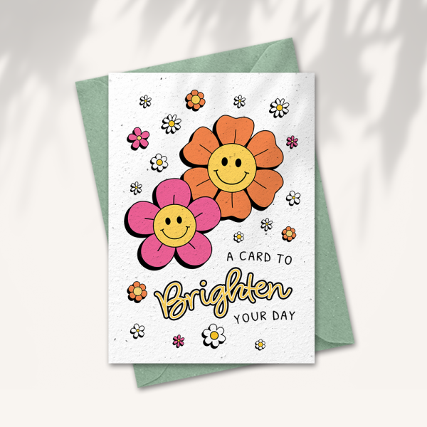 Postcard “Brighten your day”