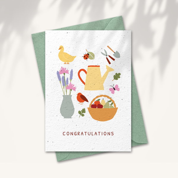 Postcard “Congratulations”