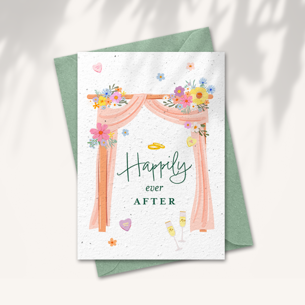 Wenskaart “Happily ever after”
