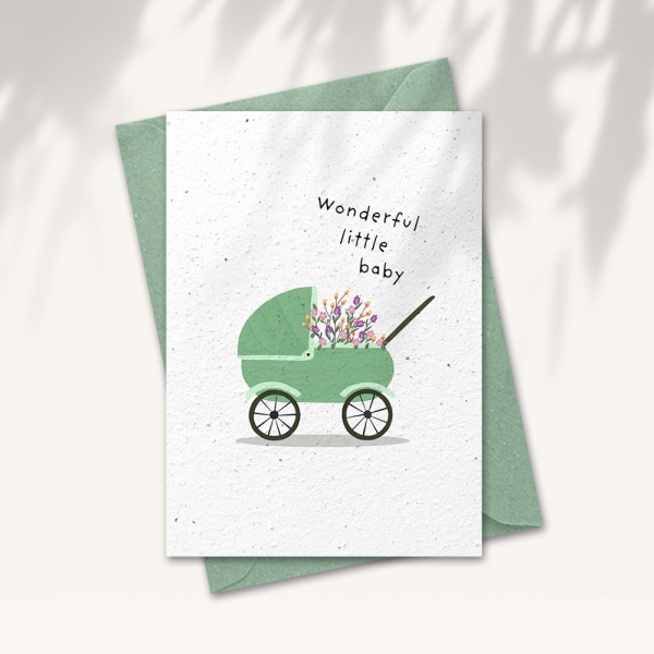 Baby card “Stroller”