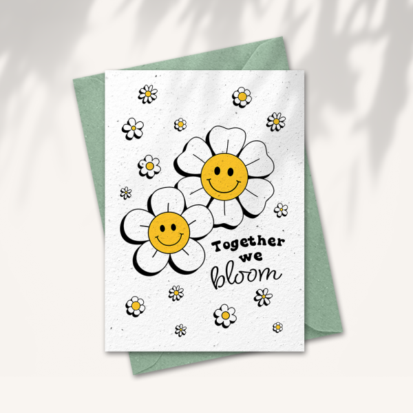 Postcard “Together we bloom”