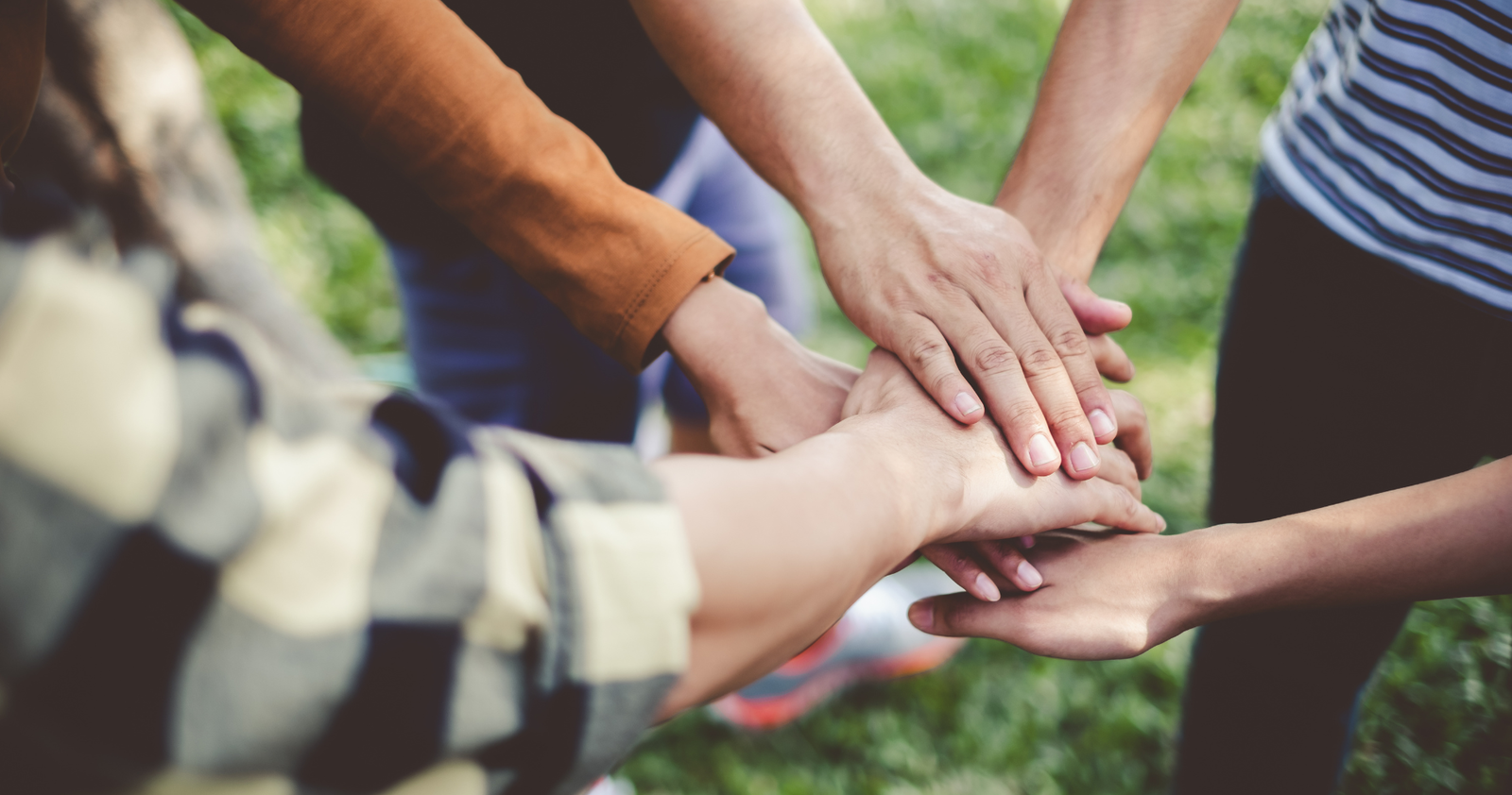 Hands together