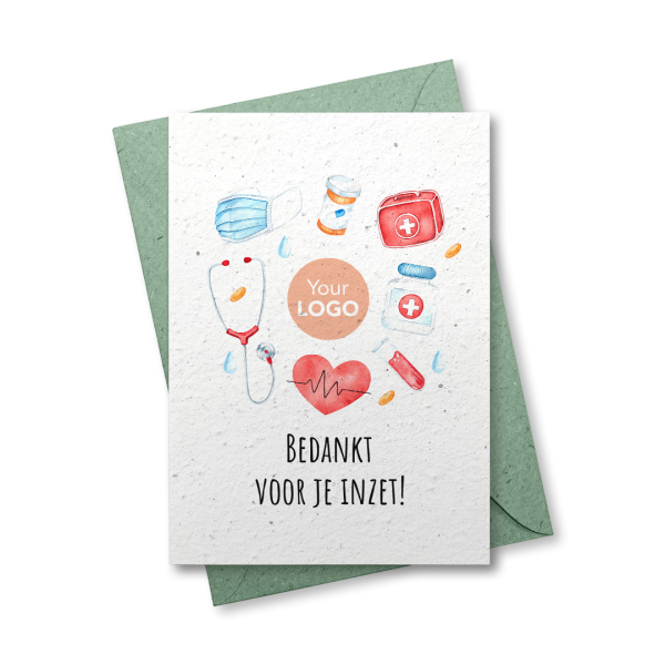 Dag van de zorg kaart - Bedankt voor je inzet