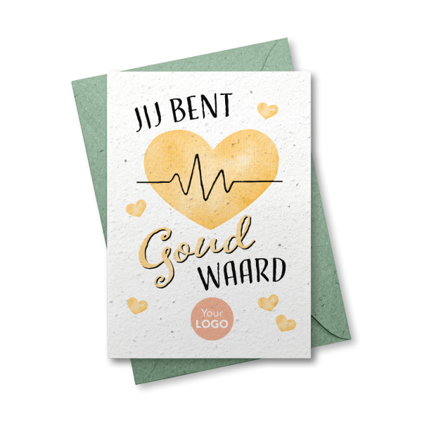Dag van de zorg kaart - Je bent goed waard