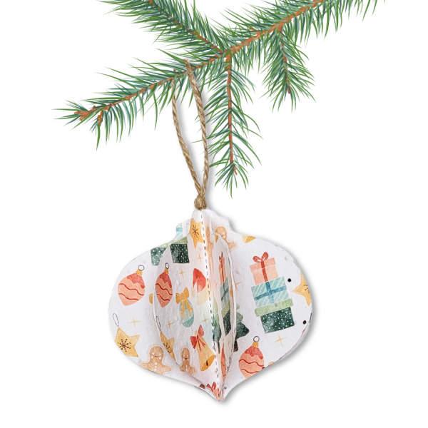 DIY knutsel kerstbal