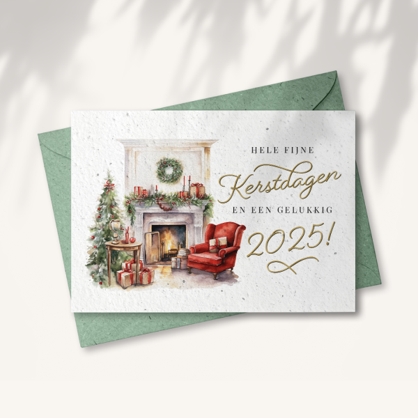 Kerstkaart “Hele fijne kerstdagen”