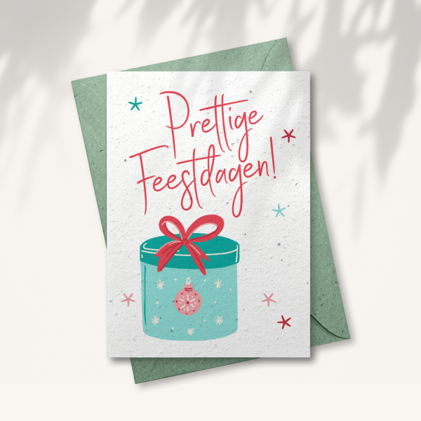 Kerstkaart “Kerstcadeau”