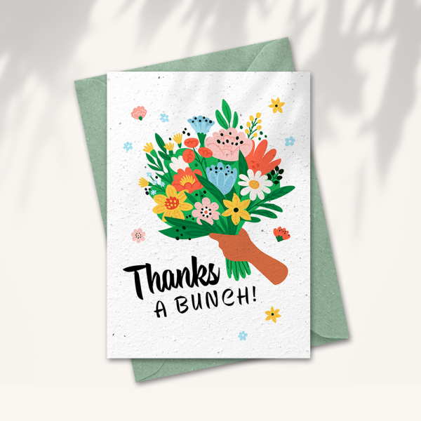 Dag van de Zorg kaart “Thanks a bunch”