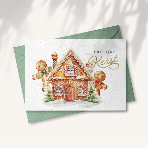 Kerstkaart “Vrolijke kerst”
