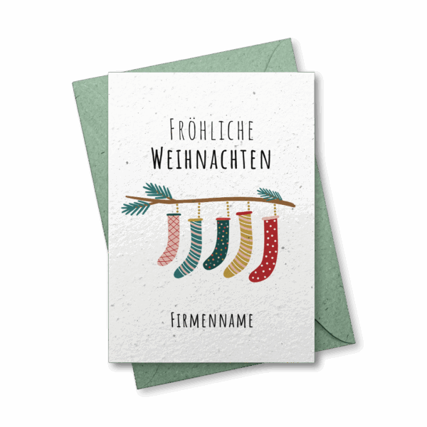 Geschäftliche Weihnachtskarte Design 5
