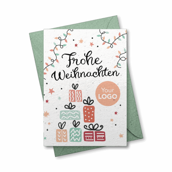 Geschäftliche Weihnachtskarte Design 6