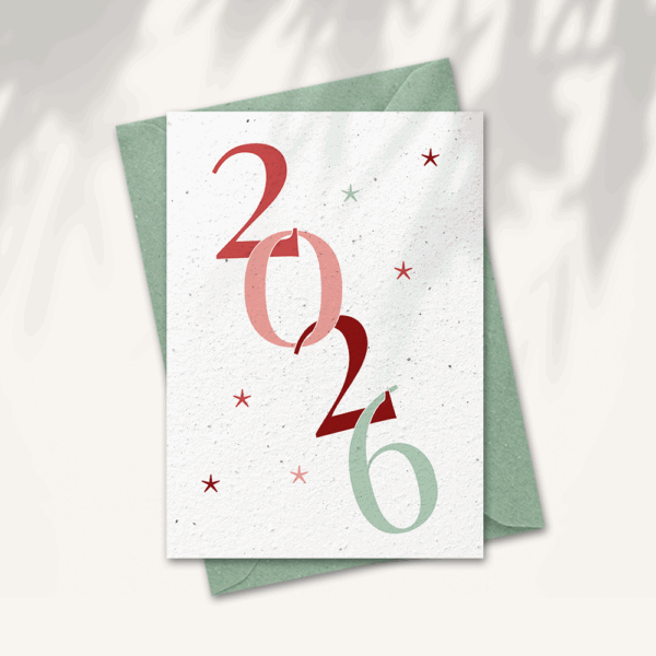Christmas card “2026”