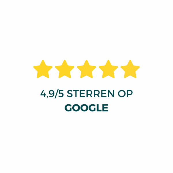 4.9/5 stars on Google