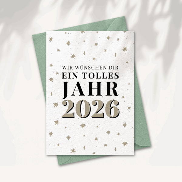 Weihnachtskarte “Tolles 2026”