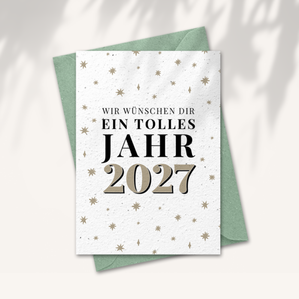 Weihnachtskarte “Tolles 2027”