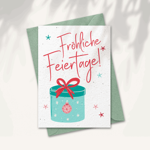 Weihnachtskarte “Weihnachtsgeschenk”