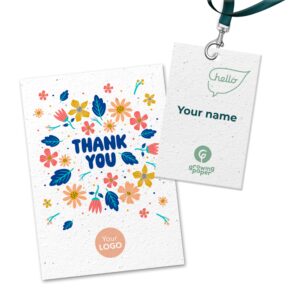 Printing on growing paper for business printing