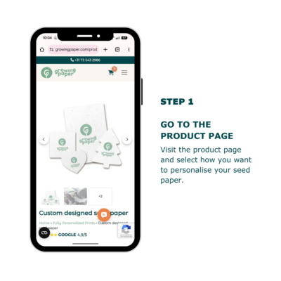 Request a quote mockup step 1