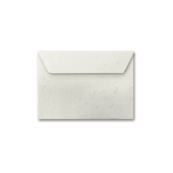 Back view of seedpaper envelope.