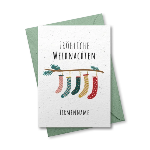 Geschäftliche Weihnachtskarte Design 5