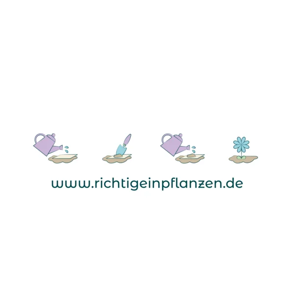 coloured planting instructions