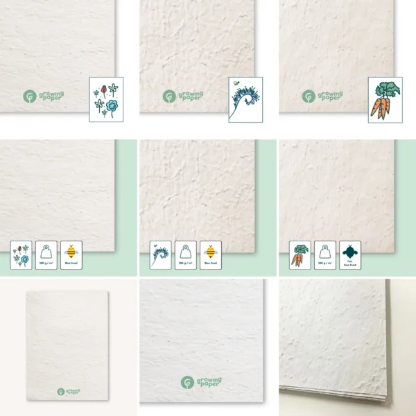 120 g/m² Samenpapier