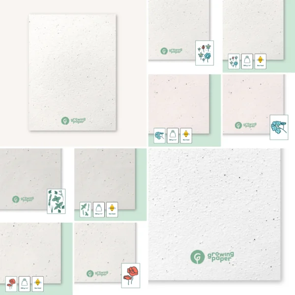 250 g/m² Samenpapier